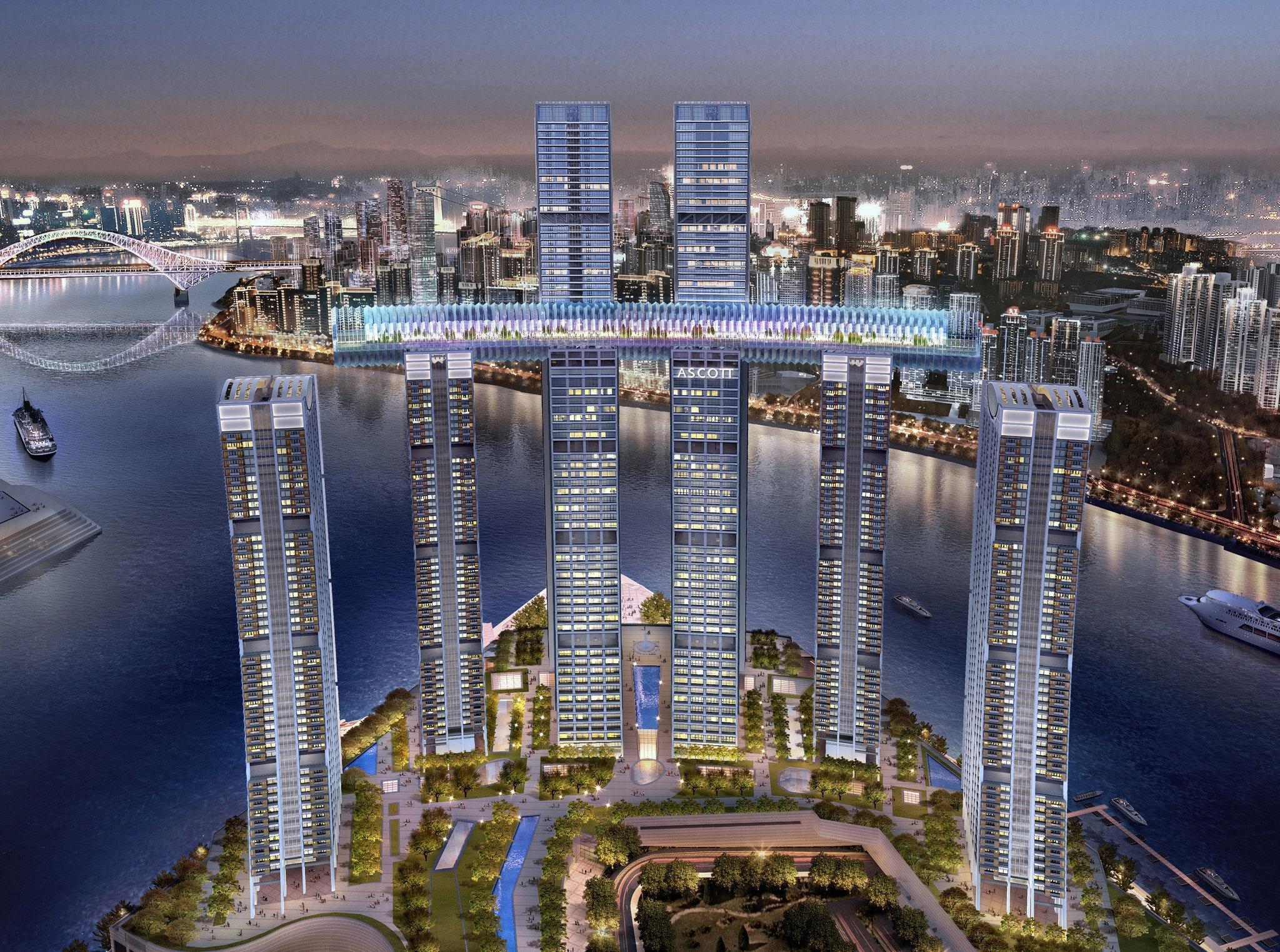 Ascott Raffles City Chongqing Zewnętrze zdjęcie